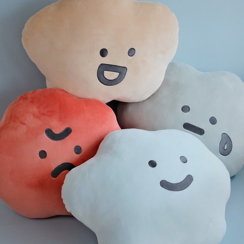 All the different emotions, sorrow and joy-Yunduo Stress Relief Large Pillow 2.0 Nap Pillow - หมอน - เส้นใยสังเคราะห์ หลากหลายสี