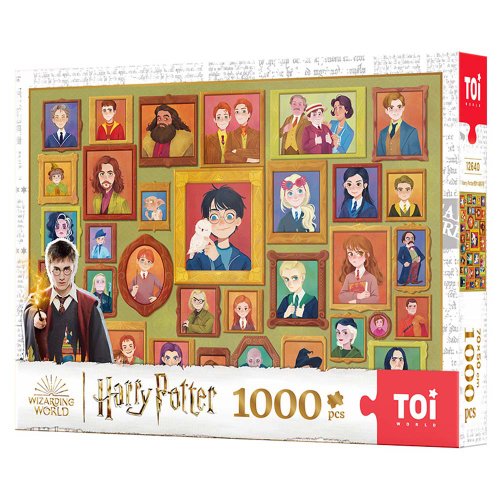 TOi圖益拼圖旗艦店 TOi圖益【哈利波特HarryPotter系列】IP拼圖1000片盒動漫插畫桌遊
