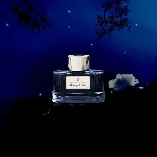 文聚 【Graf von Faber-Castell】75ml鋼筆墨水-午夜藍(原廠正貨)