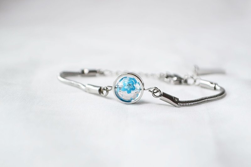 Baby Blue Eyes bracelet - Bracelets - Stainless Steel Silver