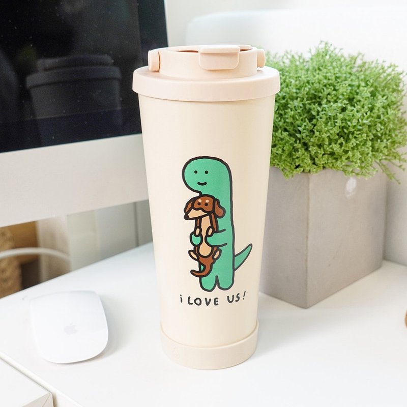 JOGUMAN-提把不鏽鋼環保杯(BRACHIO&WOODY款) - 保溫瓶/保溫杯 - 不鏽鋼 