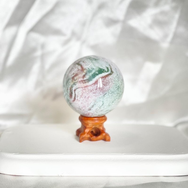 墨西哥 天然水草瑪瑙球 - 擺飾/家飾品 - 水晶 多色