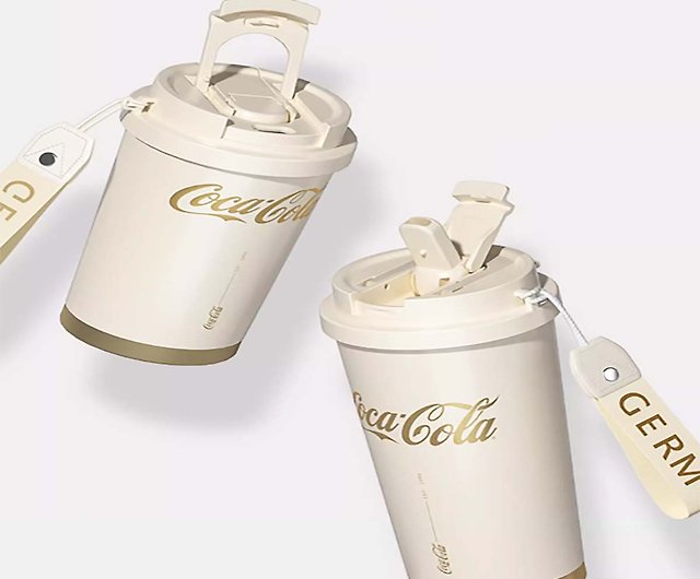 Free Shipping] Coca-Cola Coffee Cup Girls High-value Plastic Straw Water Cup  GERM - Shop germ-cn Cups - Pinkoi