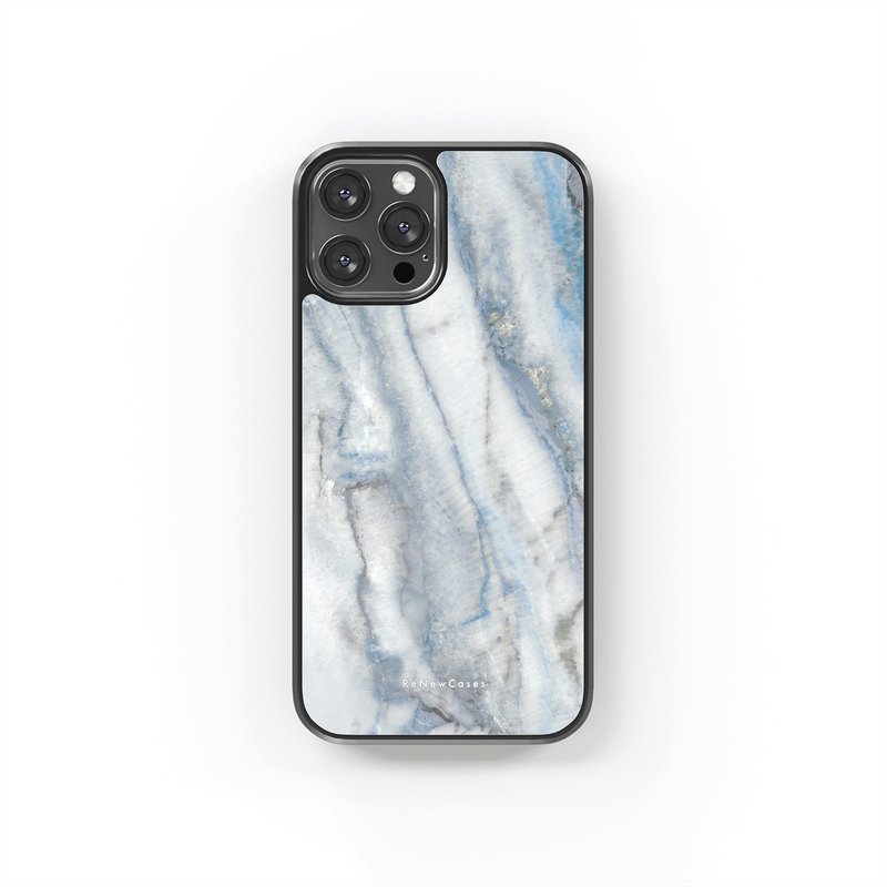 Eco-Friendly Recycled Materials Shockproof 3 in 1 Phone Case Marble - Phone Cases - Eco-Friendly Materials Blue