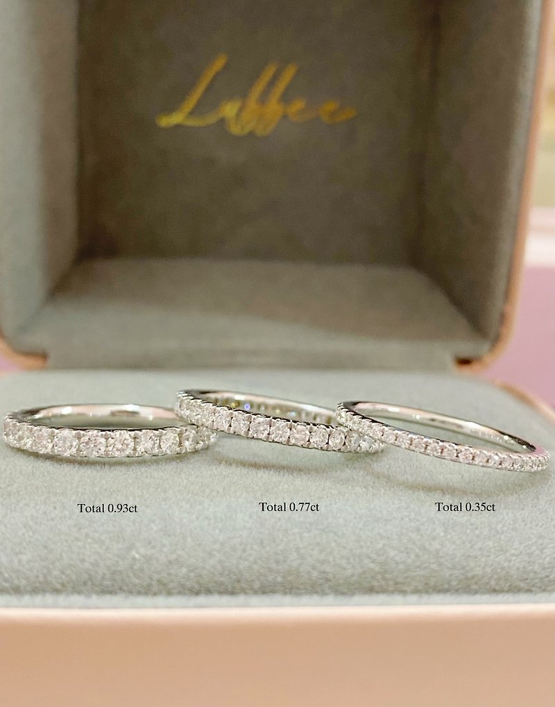 Labgrown Diamond Full Eternity Ring (Total 0.93ct) - General Rings - Other Metals Silver