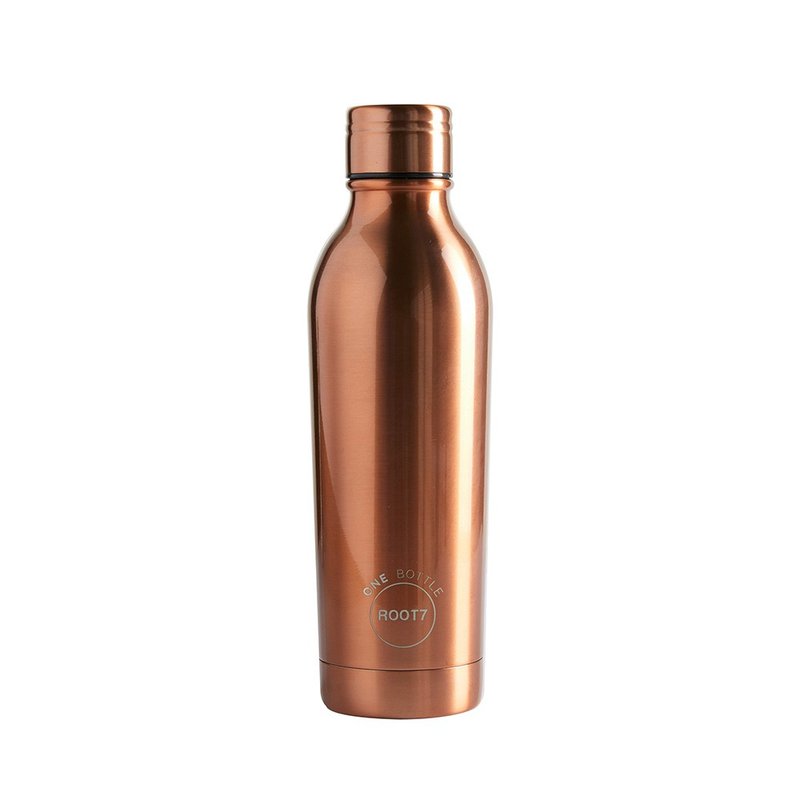 【UK Root7】hairline Bronze Stainless Steel mug-500ml - Pitchers - Stainless Steel Multicolor