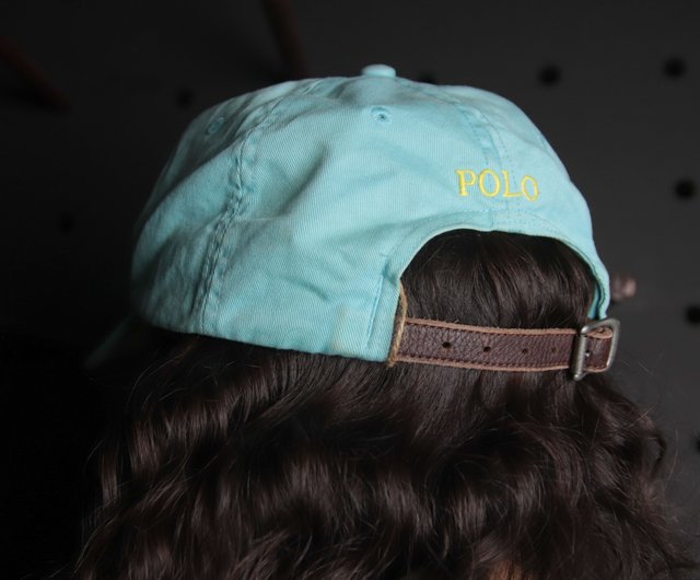 Polo Ralph Lauren Old Hat Blue Baseball Cap Hat Tsubasa.Y Vintage House