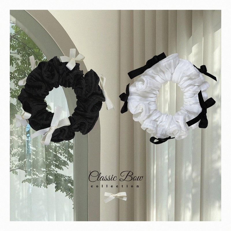 Classic Bow Scrunchies - เครื่องประดับผม - วัสดุอื่นๆ หลากหลายสี