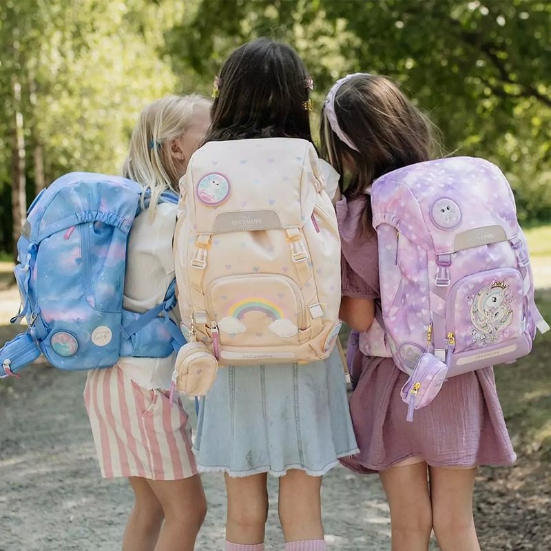 Classic children's spine bag 22L (8 styles) - กระเป๋าเป้สะพายหลัง - วัสดุอื่นๆ หลากหลายสี