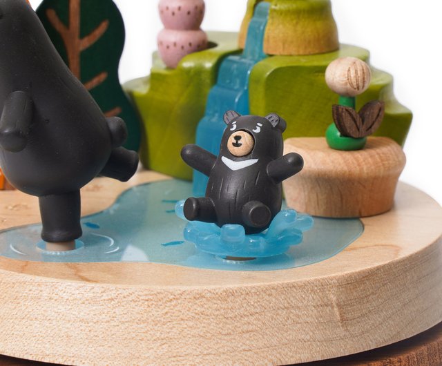 台湾ツキノワグマファミリー】台湾特製ミュージックベル付き