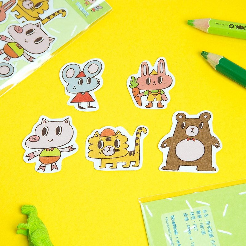 Sticker Set / Zoo - Stickers - Paper Multicolor