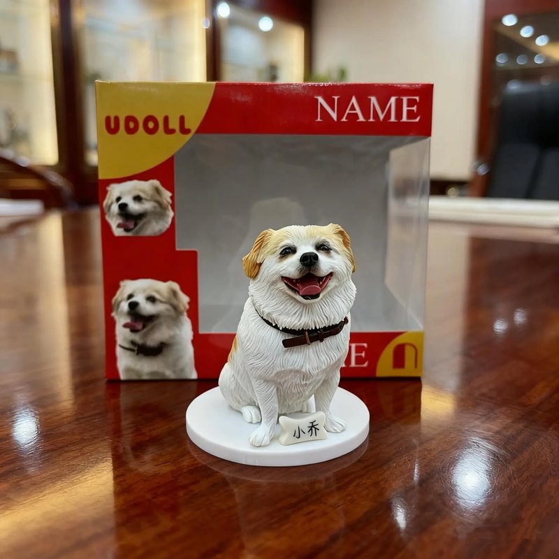 客製化狗狗 寵物 公仔 毛小孩 肖像畫 似顏繪 訂製 紀念 禮物 36 - 公仔/玩偶 - 黏土 多色