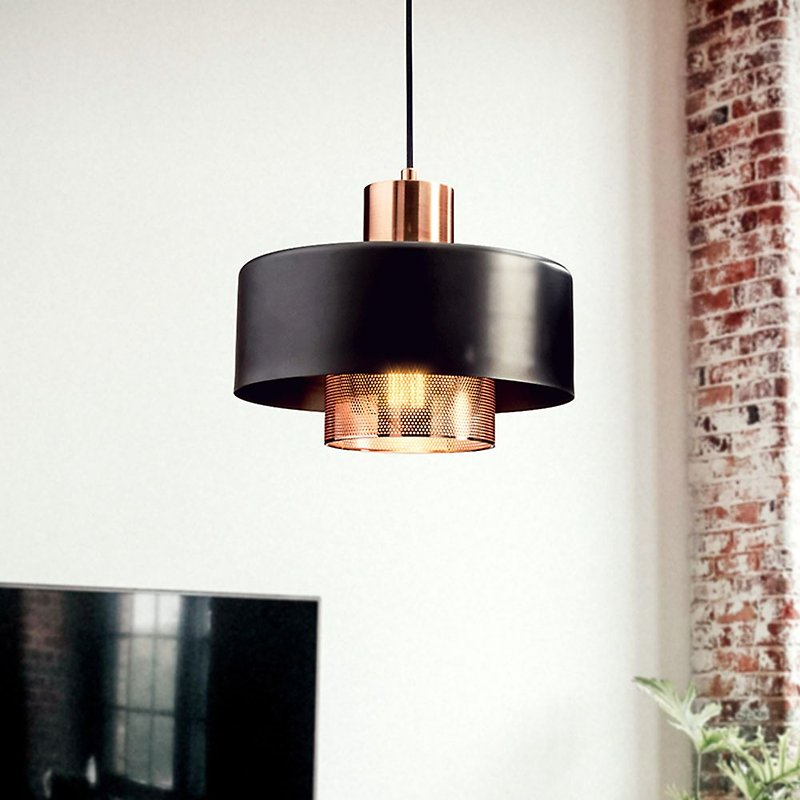 GYRO PENDANT LAMP - โคมไฟ - โลหะ สีดำ