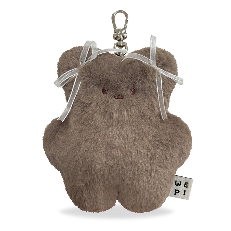 wepi bear - Angel bow(19cm) / handmade ballet core doll present keychain - 公仔/玩偶 - 其他材質 咖啡色