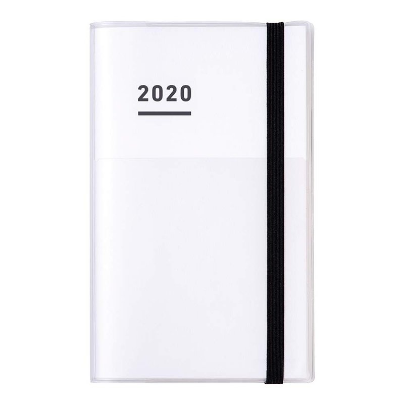 2020 JIBUN mini 手帳 3DIL 透軟 - 白 - 筆記本/手帳 - 紙 白色