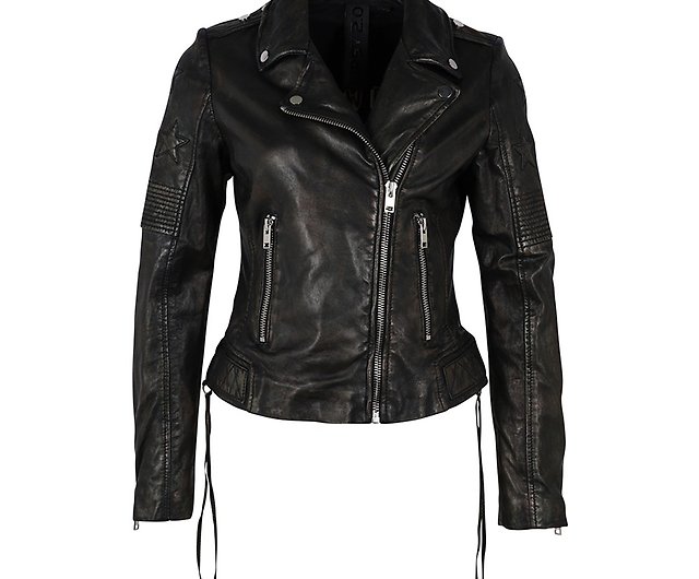Germany GIPSY] G2WWona SF Spicy Rock Rider Jacket-Black Bronze - Shop CL  CHARLIN Women\'s Casual & Functional Jackets - Pinkoi