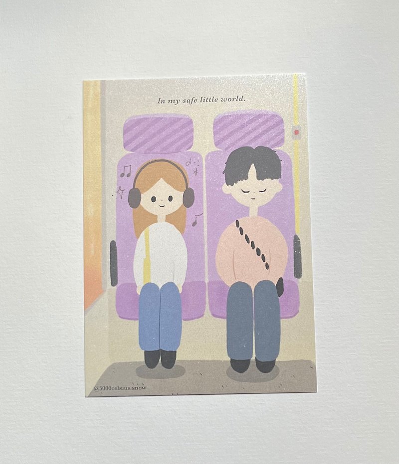 【the silent mode series】Bus Postcard - Cards & Postcards - Paper 