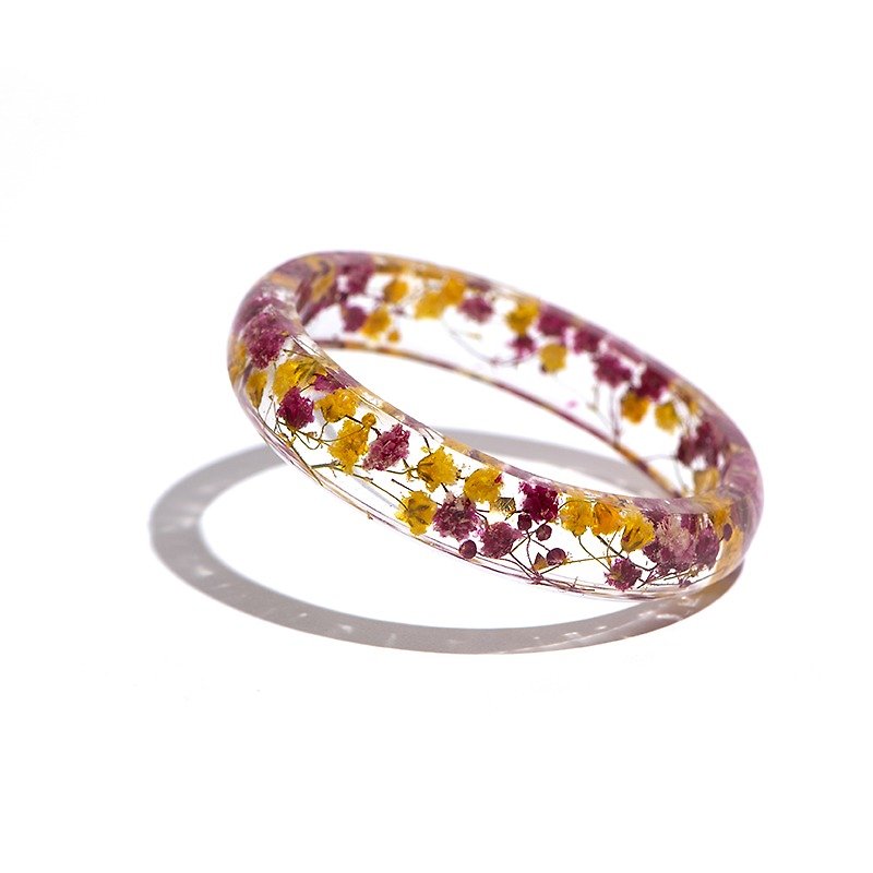 Designer series [Li Ying both] - Cloris Gift Wing flower bracelet - Bracelets - Plants & Flowers Multicolor