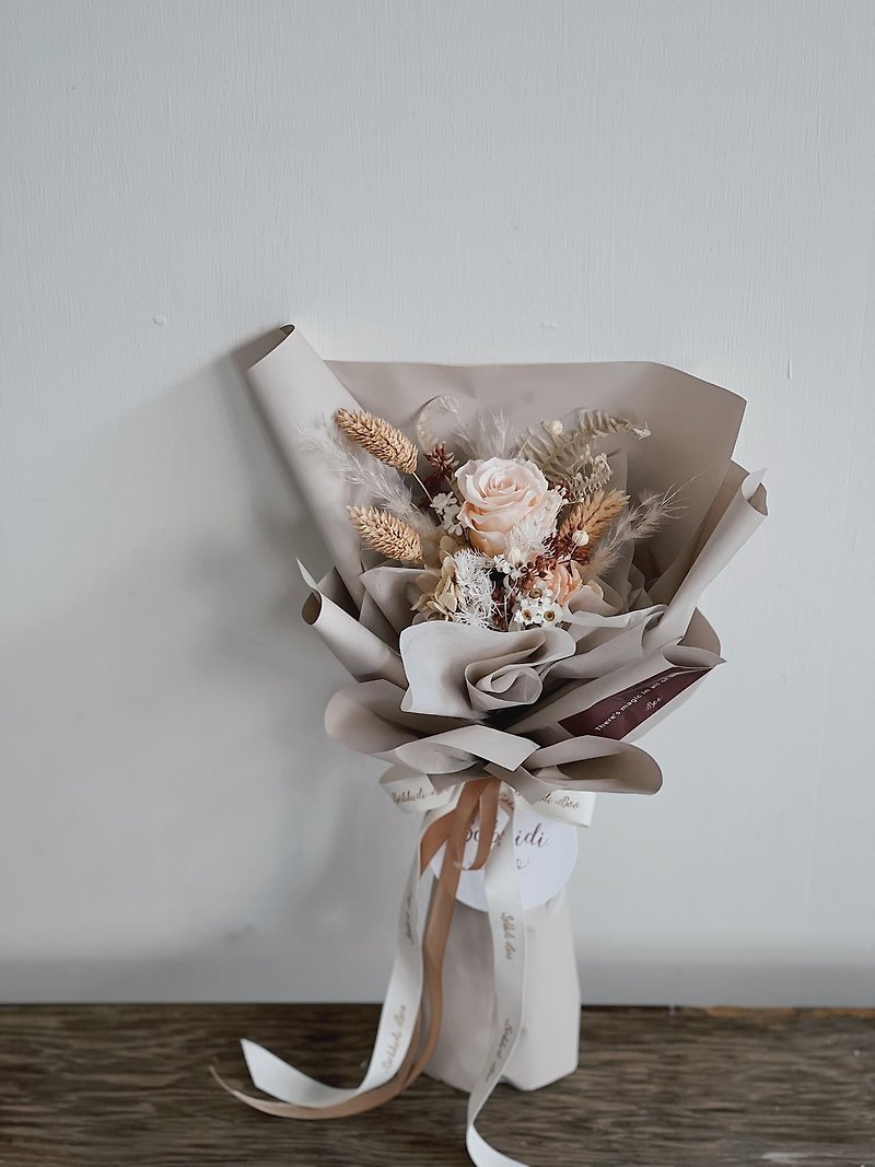 【Eternal Rose Bouquet】• Valentine’s Day/Eternal Roses/Eternal Rose Bouquet/Rose - Dried Flowers & Bouquets - Plants & Flowers Orange