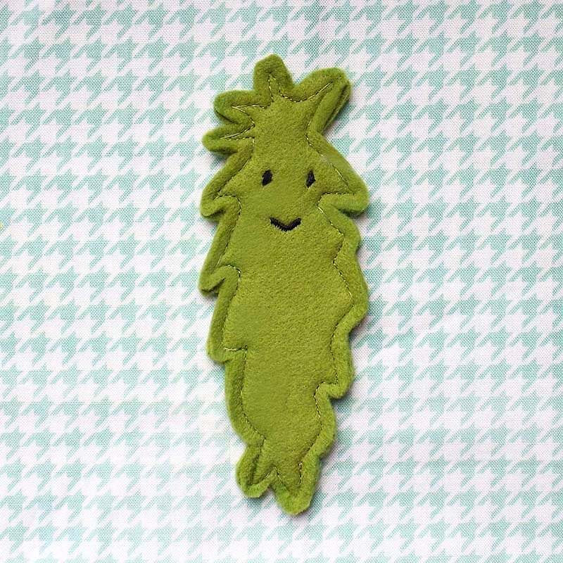 Little Furry Bookmark (Mocha Green) - ที่คั่นหนังสือ - เส้นใยสังเคราะห์ สีเขียว