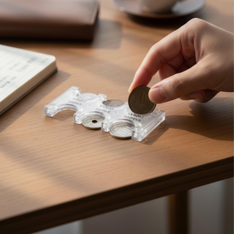 【輕旅收納夥伴】輕巧四色硬幣收納盒 - 居家收納/收納盒/儲物盒 - 其他材質 