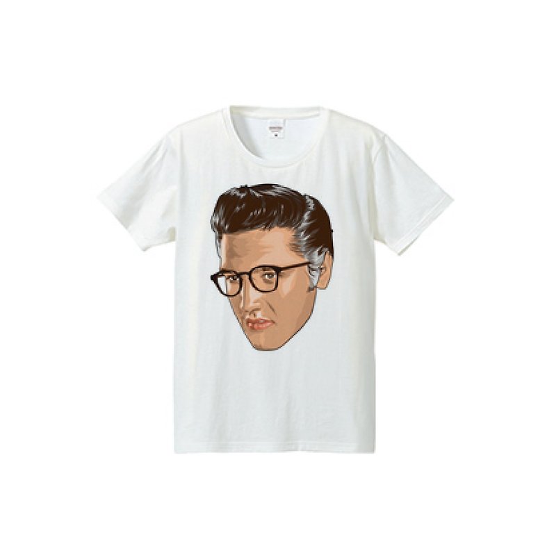 elvis Datemegane (4.7oz T-shirt) - Men's T-Shirts & Tops - Cotton & Hemp White