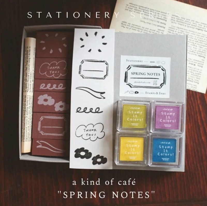 【Inventory】Limited goods// stamp set | SpringNotes - ตราปั๊ม/สแตมป์/หมึก - พลาสติก หลากหลายสี