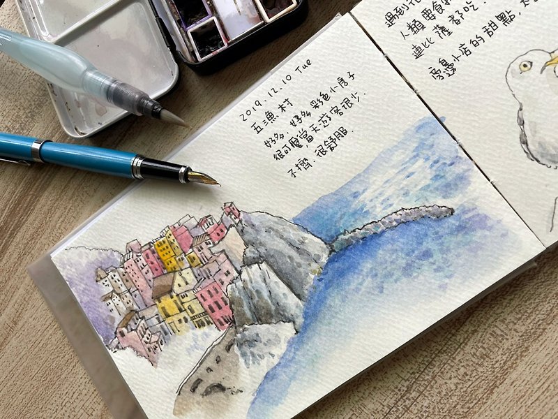 Experience a one-person group / sketch / travel / Italy / pen - Illustration, Painting & Calligraphy - Paper 
