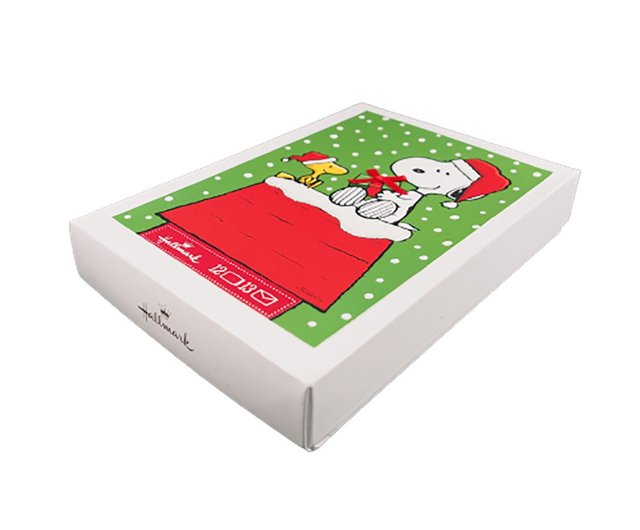 Snoopy Gift Christmas Box Card 12pcs [Hallmark-Snoopy Card