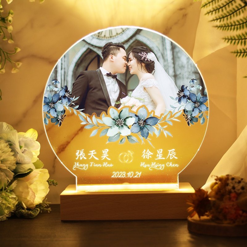 [MU Workshop] Star Romance B/Customized Night Light/Book Date Night Light/Photo Night Light/ Acrylic Night Light - Lighting - Other Materials 