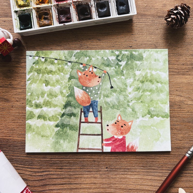 場地佈置小組 /繪本明信片 - 心意卡/卡片 - 紙 