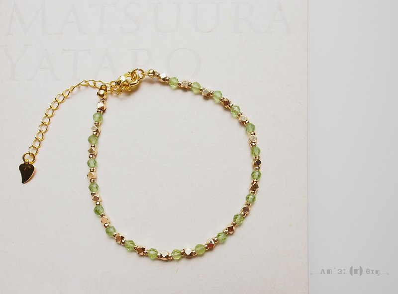 Natural Stone Bracelet - สร้อยข้อมือ - หิน สีเขียว