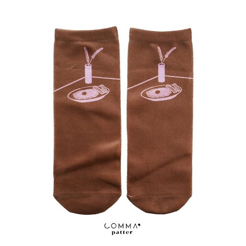 THE.COMMA.DESIGN HAVE A GOOD DAY SOCK