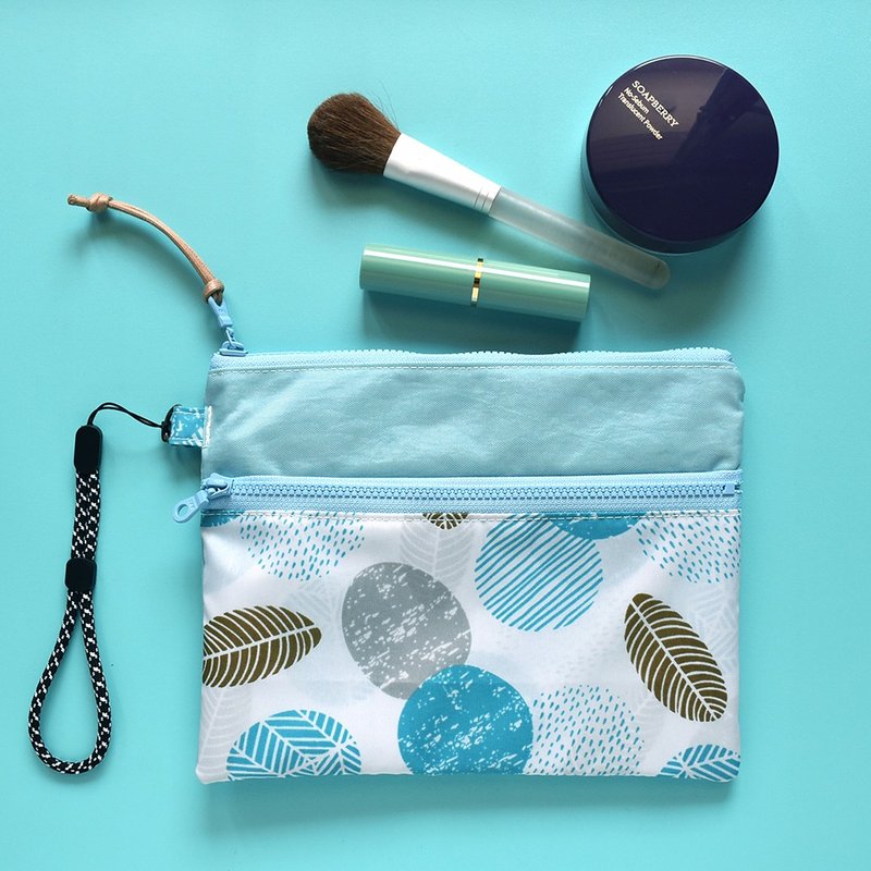 Travel waterproof cosmetic bag_Tuoye (blue) - กระเป๋าเครื่องสำอาง - ไนลอน สีส้ม