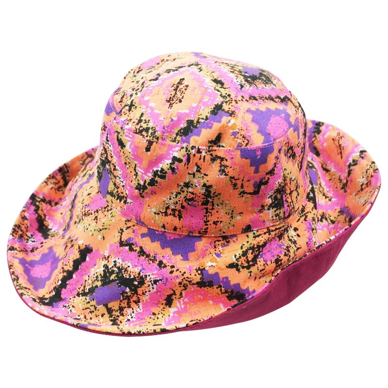 ATIPA Reversible Wide Brim Sun Hat (Sun UV Protection) - Hats & Caps - Cotton & Hemp Pink