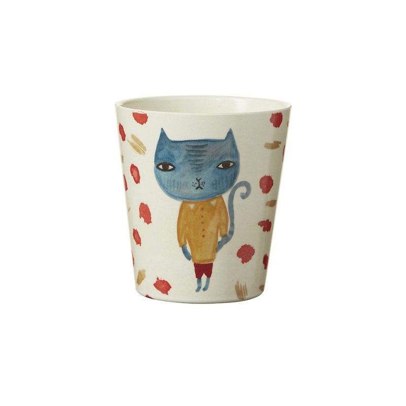 Cool Cat Children's Cup - ถ้วย - วัสดุอื่นๆ ขาว