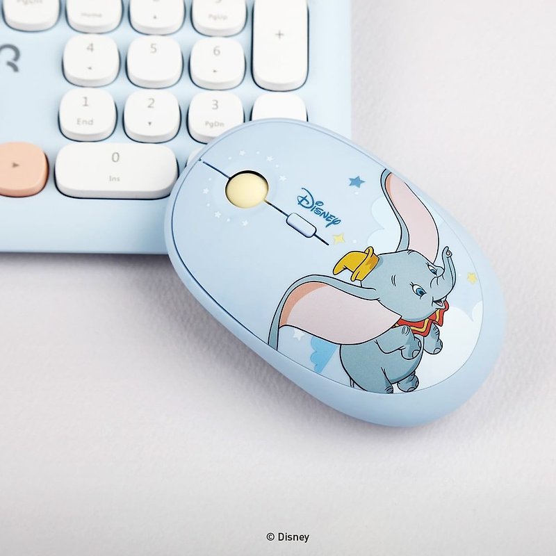 Disney 迪士尼-無線滑鼠-小飛象 Dumbo - 電腦配件 - 塑膠 藍色