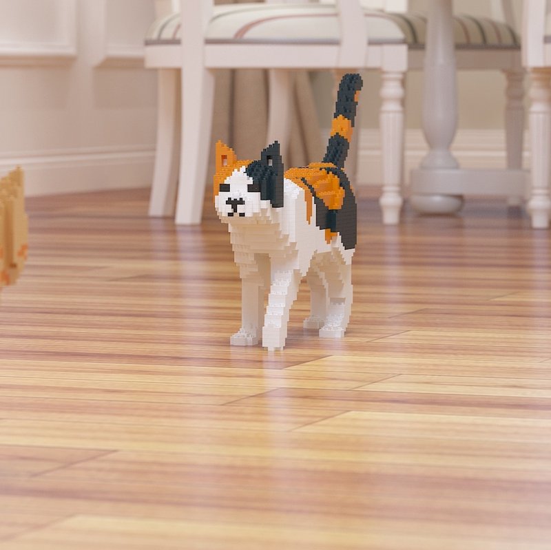 【sell like hot cakes. Spot] JEKCA building blocks/Calico cat-walking - อื่นๆ - พลาสติก 