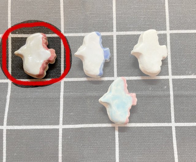 ブローチ2種【鳥】【杏の葉】 - ショップ chichichen44 ブローチ