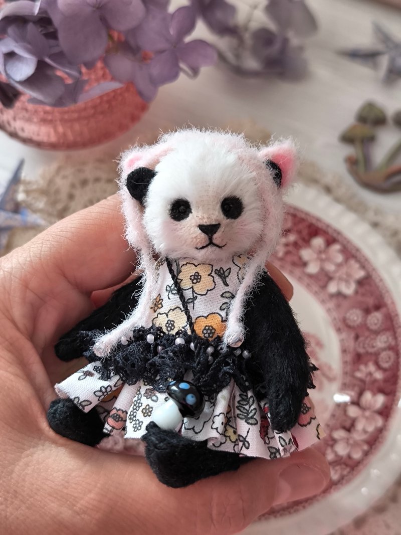 Panda Kitty - Stuffed Dolls & Figurines - Other Materials White