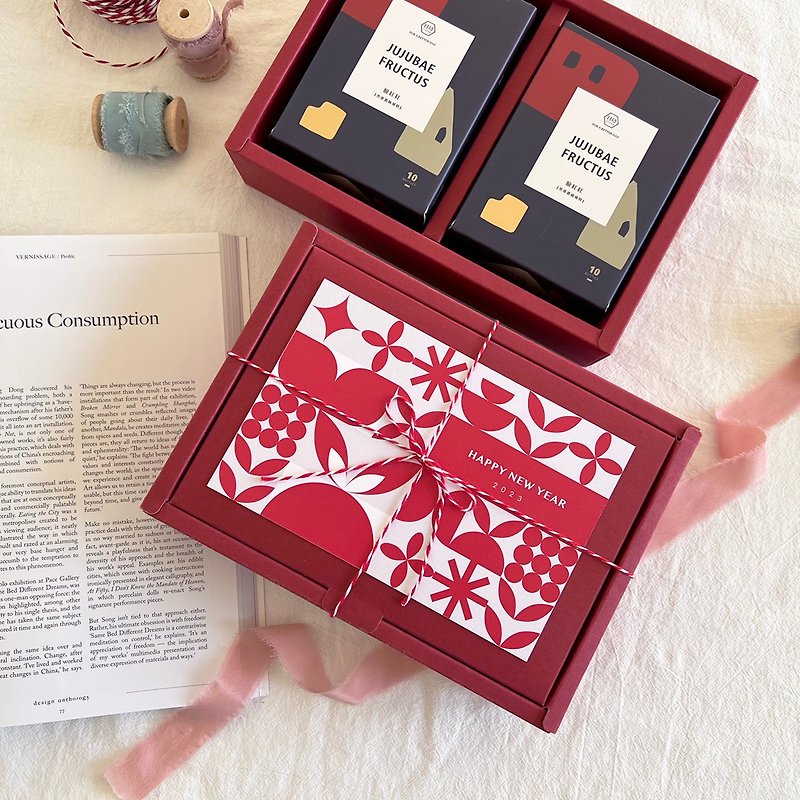 [Exclusive gift box] Iron supplement is so rosy | Crystal bright and comfortable | Two-in gift box New Year's gift box - 健康食品・サプリメント - コンセントレート・抽出物 レッド