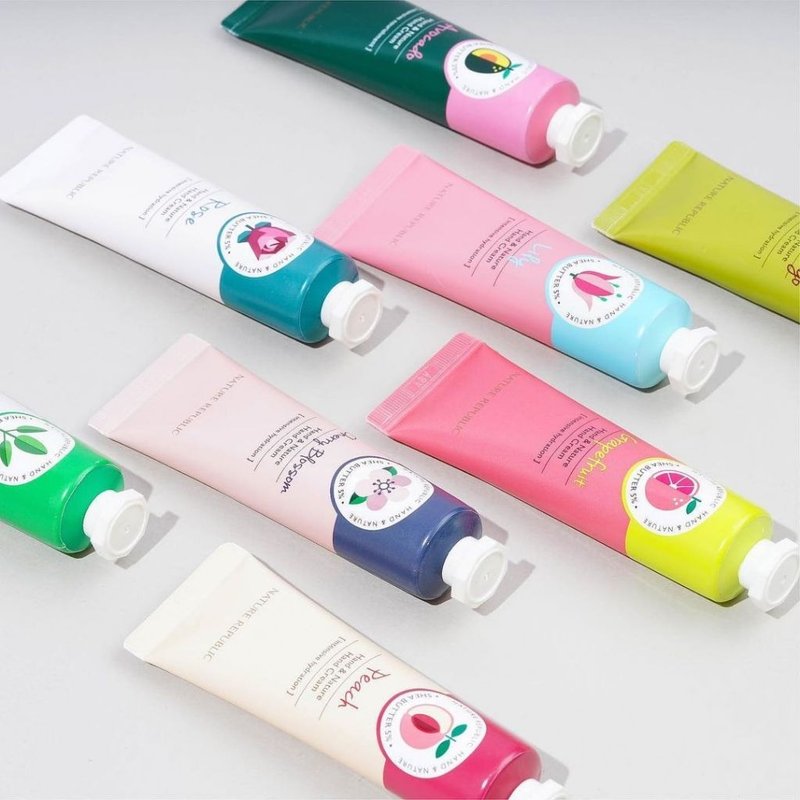 Nature Republic 精粹自然水潤護手霜 隨身 30mlX4入 - 護手霜/手足保養 - 其他材質 