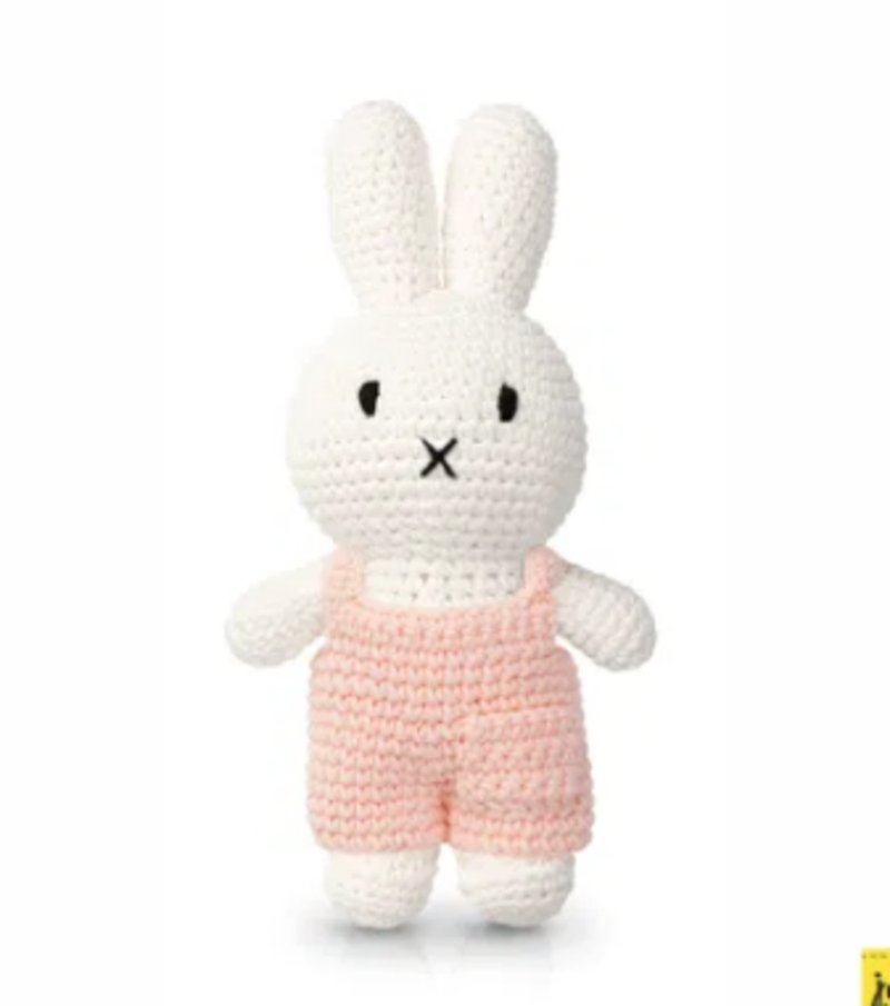 Miffy handmade and her pastel blue overall - Kids' Toys - Cotton & Hemp 