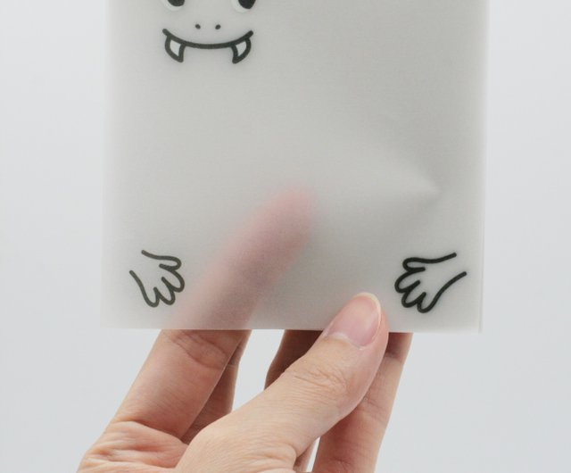 メモ帳 おばけモンスター（べたつかない、トレーシングペーパー