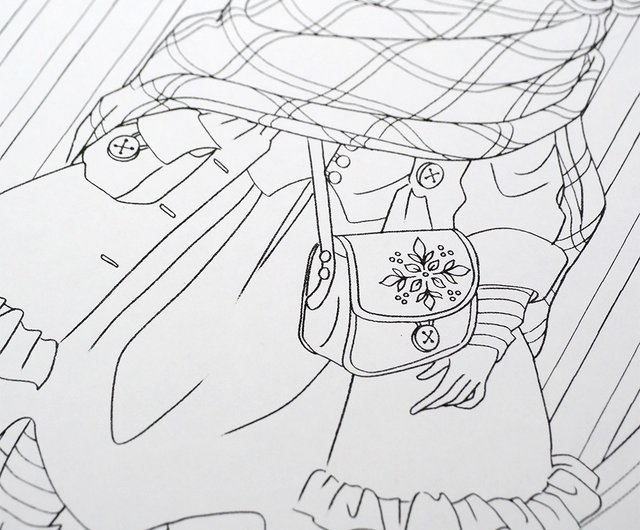 大人の塗り絵 Dollish-G Vol.9 2枚入り - ショップ Nelco neco