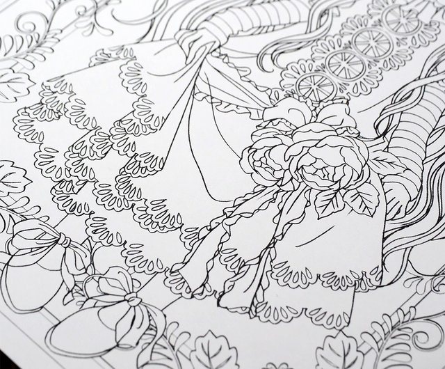 大人の塗り絵 Dollish-G Vol.9 2枚入り - ショップ Nelco neco