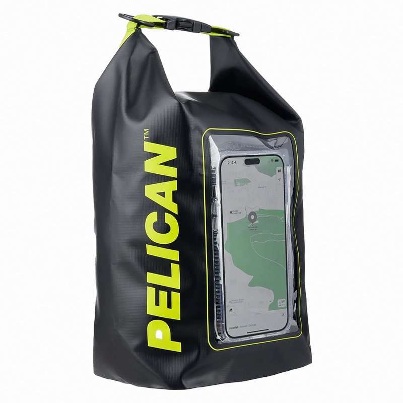 Pelican Marine 陸戰隊 可觸控手機 5L 防水隨身包 - 亮黃黑色 - 運動配件 - 其他材質 