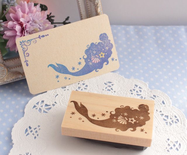 消しゴムはんこNo.90  ちびくまの魚つり 消しゴムはんこNo.90 ちびくまの魚つり