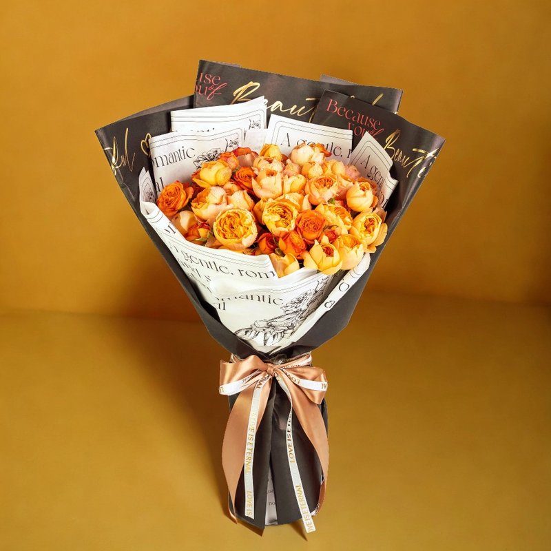 Plants & Flowers Plants - Flower Bouquet (12 Small Bubble Roses & Flowers)