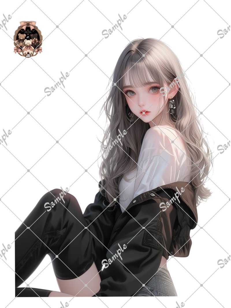 オリジナル人物ステッカー - 貼紙 - 紙 